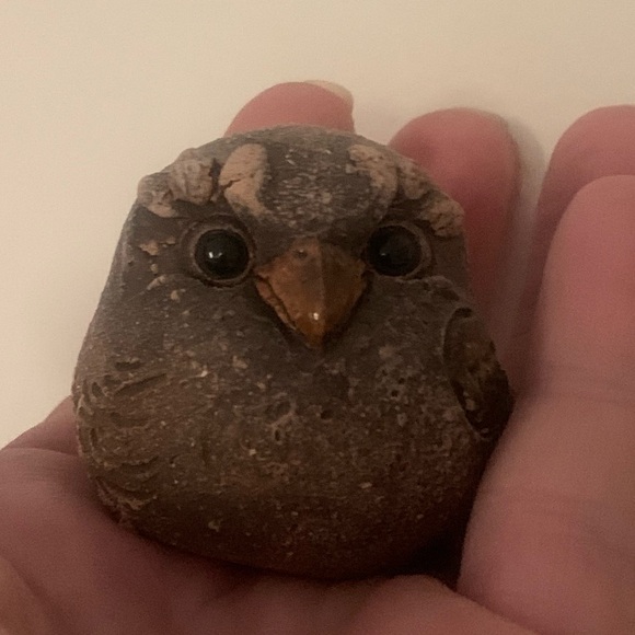 Miniature Hannes Keramiska Faglar Owl Set - Picture 10 of 15